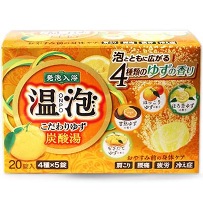 Onpo Yuzu Carbonated Foam Bath Bomb, 900g, 1 Piece