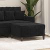 Vidaxl Footrest, Black, 70X55X41 Cm, Velvet
