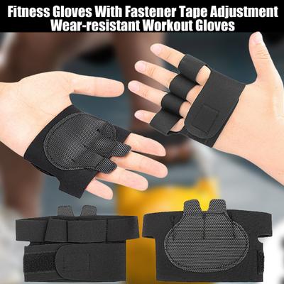 1 Paar Mini Gewichtheberhandschuhe Verstellbar Atmungsaktiv Rutschfest Männer Frauen Handflächenschutz