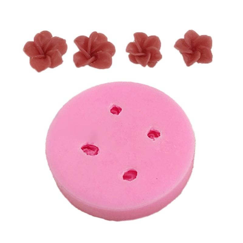 Wiederverwendbare blumenförmige Silikonform Wiederverwendbare Bastelformen Geeignet für handgefertigten Schmuck und Schreibtischdekorationen