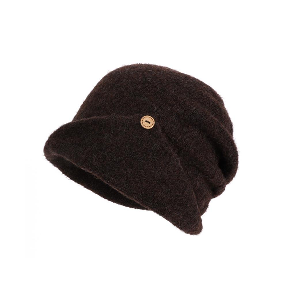 Stretchy Beanie Hats Warm Pullover Hat Kawaii Knitted Hat  Winter Autumn