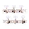 3+3 AcrylicClassical Guitar String Tuning Peg Tuners Machine Heads Silver