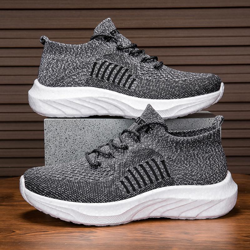 New large-size fly-woven couple casual sneakers, support 36