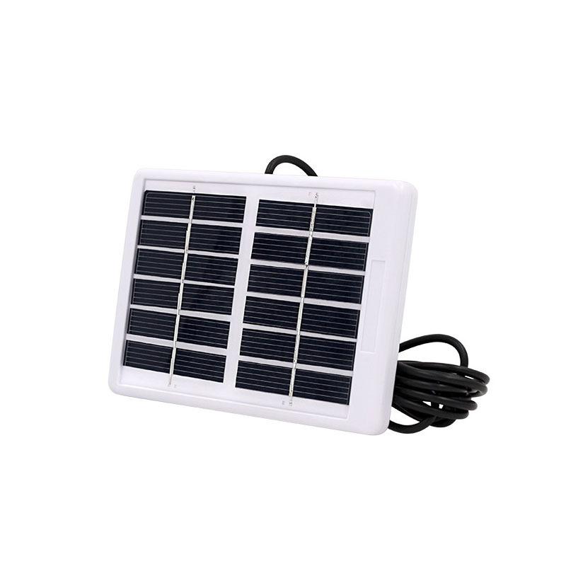 1W 6V Solar Panel 5521 Dc Port Portable Polycrystalline Silicon Solar Charger Plate With 3M Connecting Wire