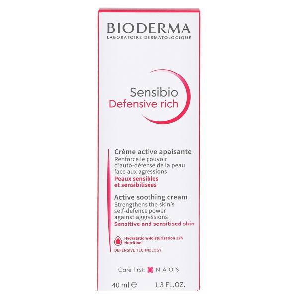 BIODERMA Bioderma Rich Cream Sensibio Defensive 40ml