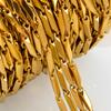 1meter Geometric 3x16mm Stick Splicing Link Chain Stainless Steel Gold Color Chain DIY Necklace Bracelet Jewelry Making Findings