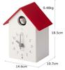 RHYTHM R797 Red Bell and Cuckoo Clock, 18.5x14.6x10.7cm, RHYTHM PLUS 4RH797SR01