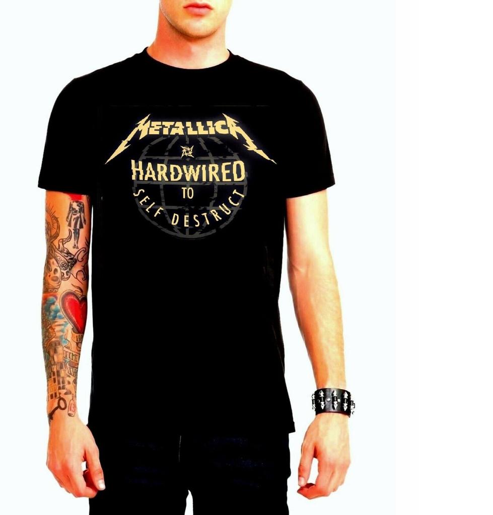 metallica hardwired to self destruct shirt