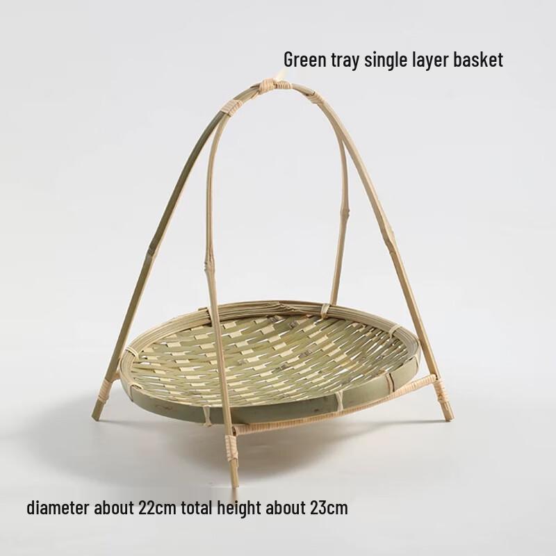 Handmade Bamboo Woven Small Picking Basket Set