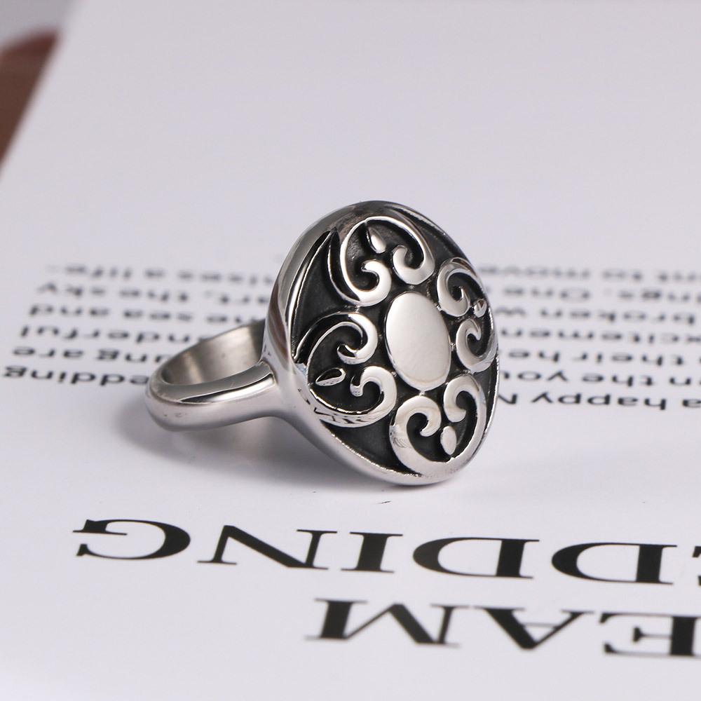 European and American Fashion Classic Pattern Men's and Women's Rings, Retro Pattern Ring Jewelry 2026