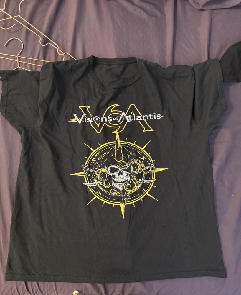 Visions Of Atlantis Pirates Shirt 1side back full size CS001 Unisex T-Shirt XXL