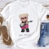 Cute Bear Print Shirts White Fashion Women T-Shirts Harajuku Kawaii Clothes Short Sleeve Summer Tees Casual Female Tops O-Neck