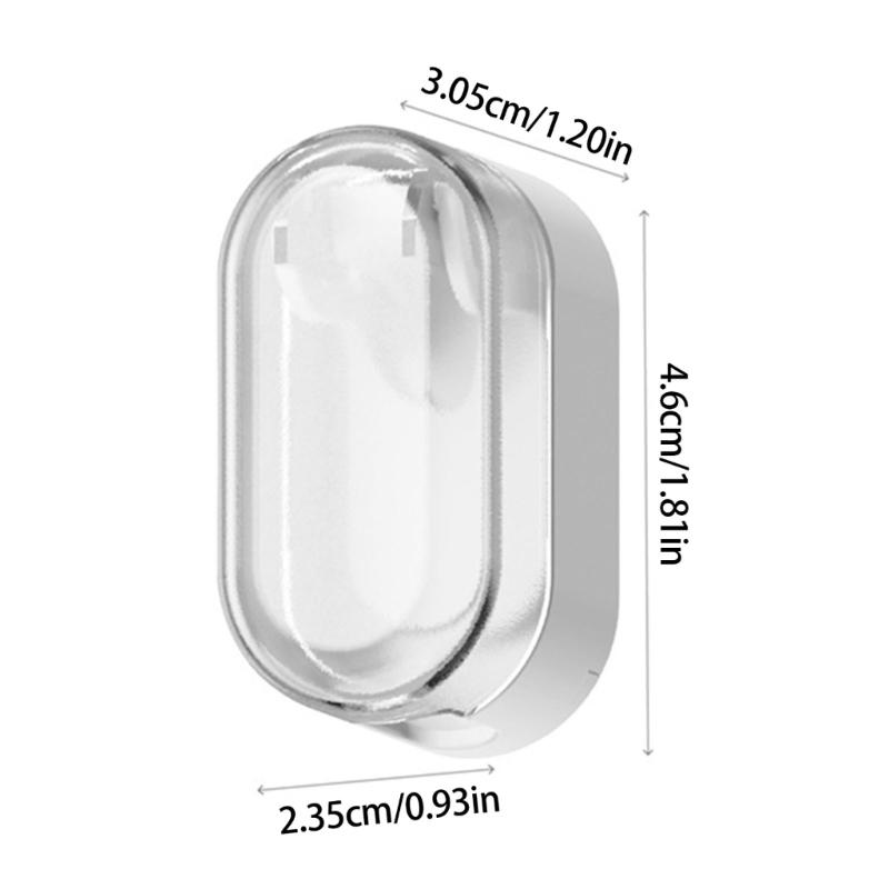 Adhesive Wall Toothbrush Organizers With Cover Easy Install Dust Proof Adhesive Toothbrush Rack For Clean Bathroom