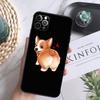 Cute Corgi Dog Soft Case For iPhone 16 Pro Max 13 12 Mini XS Max X XR 11 15 Pro Max 14 Plus Back Cover