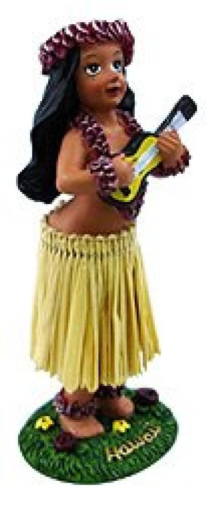 Hawaii Hawaiian Goods DASHBOARD HULA DOLL Sweet KeAloha Dashboard Mini Hula Doll Hula Girl Ukulele [Product]