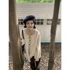 Large Size 2025 Autumn New Sweater Cardigan Soft, Sweet,Fashionable Loose Knit Jacket Top Women's Clothing