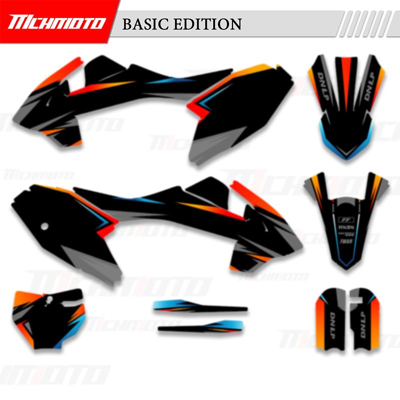 MCHMFG Motorcycle Full Graphics Backgrounds Decal Stickers Kits For KTM SX65 2016- MC65 MC 65 A 16-18 SX65