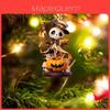 Creative Acrylic Halloween Car Mirror Decoration Cute Cartoon Style Pendant Accessory