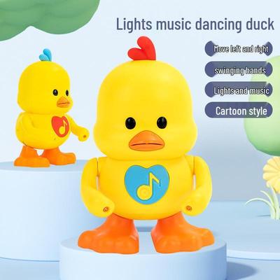 Dancing Cute Duck Electronic Music Light-Up Toy - Same Style As Douyin