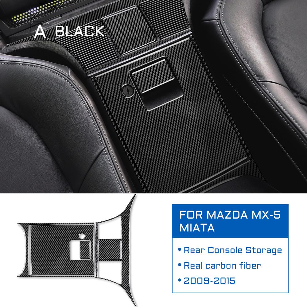 

Carbon Fiber for Mazda MX-5 MIATA MX5 2009 2010 2011 2012 2013 2014 2015 Accessories Interior Car Rear Console Storage Sticker