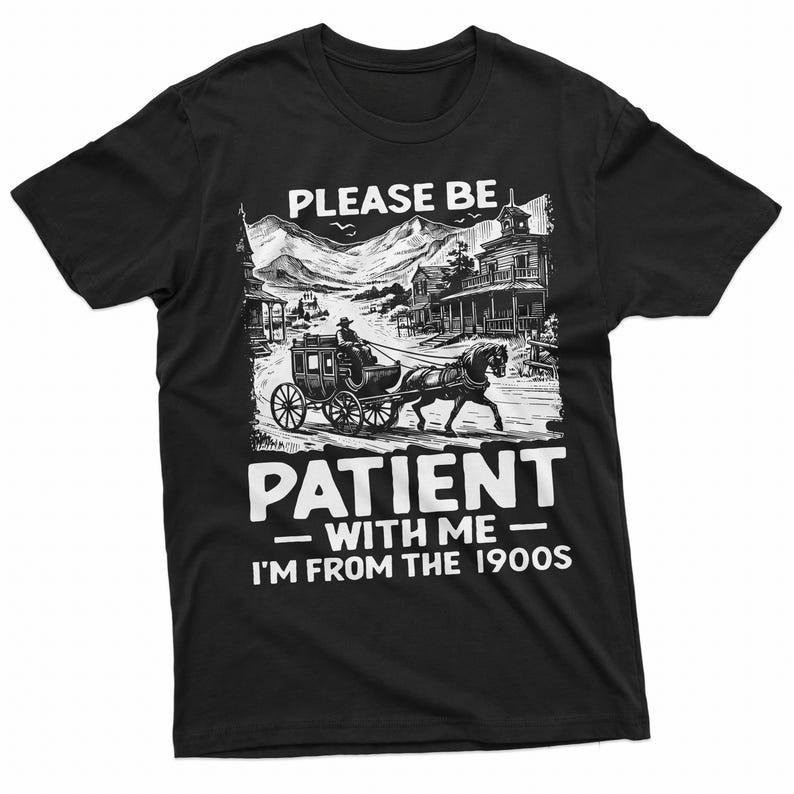 Papà Uomo Divertente Sono Del 1900 Carrozza Maglietta Divertente Papà Nonno Natale Compleanno Regalo T-shirt Cotone di Alta Qualità