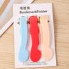 3Pcs Silicone Bookmark Automatically Follows Page Flipping Student Bookmarks Office Stationery Cute Book Clip School Supplies