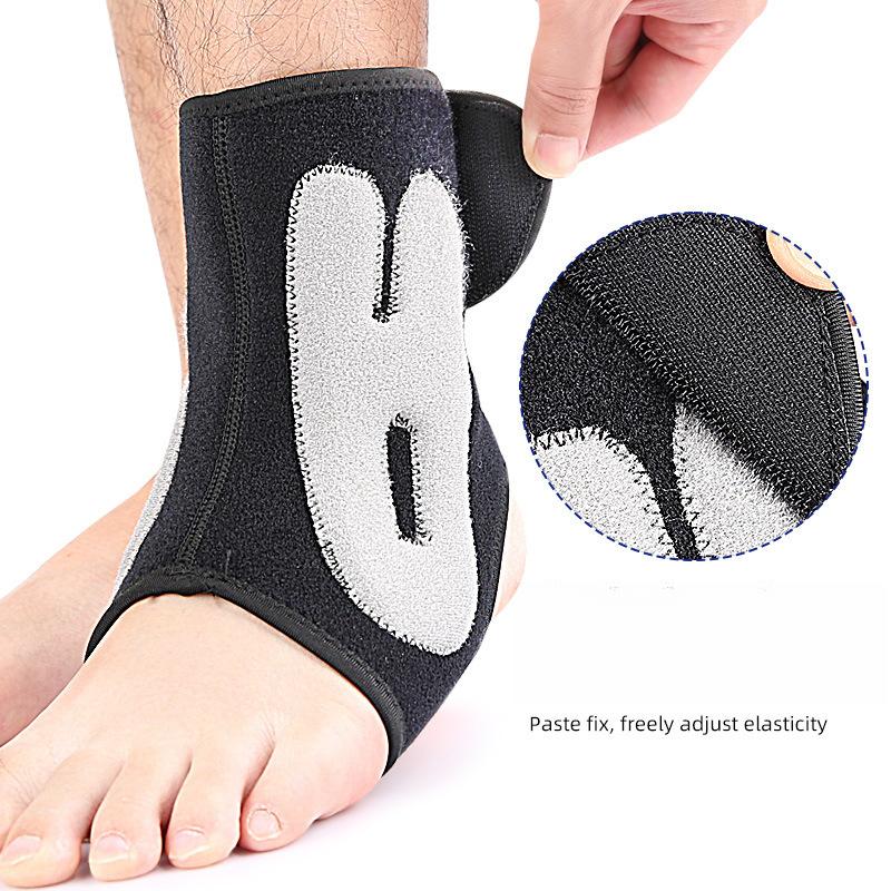 

Фиксирующий ремень для голеностопа Арочная посадка Алюминиевая пластина Поддержка Под давлением Стабильная ходьба Бандаж для голеностопа Right- average size чёрный