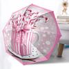 1pc Candy Canes Automatic Cute Umbrella 8-Bone Design Compact Gear for Outdoor Travel, Perfect Holiday Gift Yy251230040