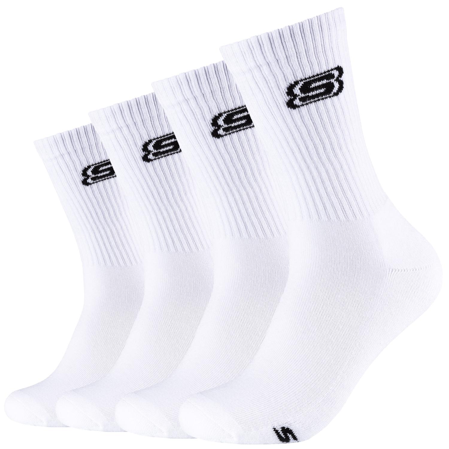 Skechers 2pk Tennis Cushioned Socks, Unisex white Socks