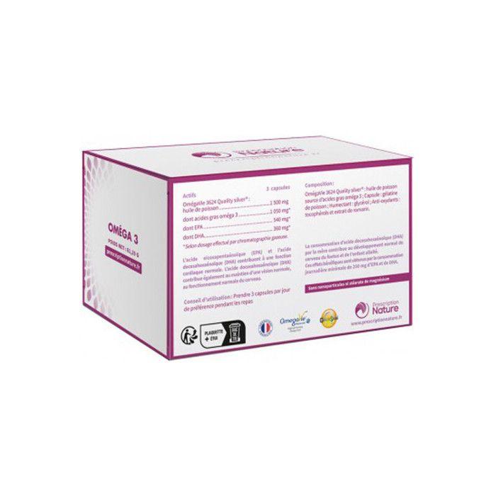 Prescription Nature Omega 3 - 90 gélules