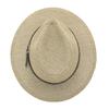Summer Hard Hollow Black Belt Straw Hat Light Casual British Style Jazz Band Party Hat