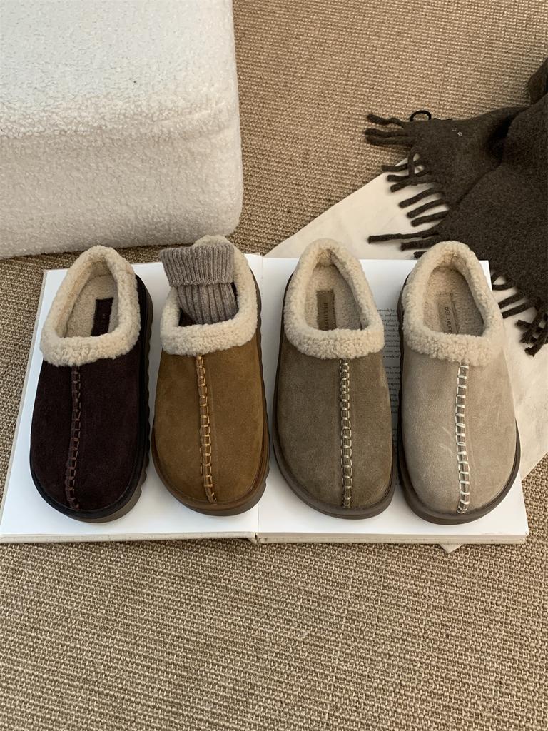 Mode Gående Mysig Vardaglig Stängd Tå Halvtoffla Loafers Kvinna Mode Slingback Slip On Mule För Kvinnor Platå Ny 2025 Komfort