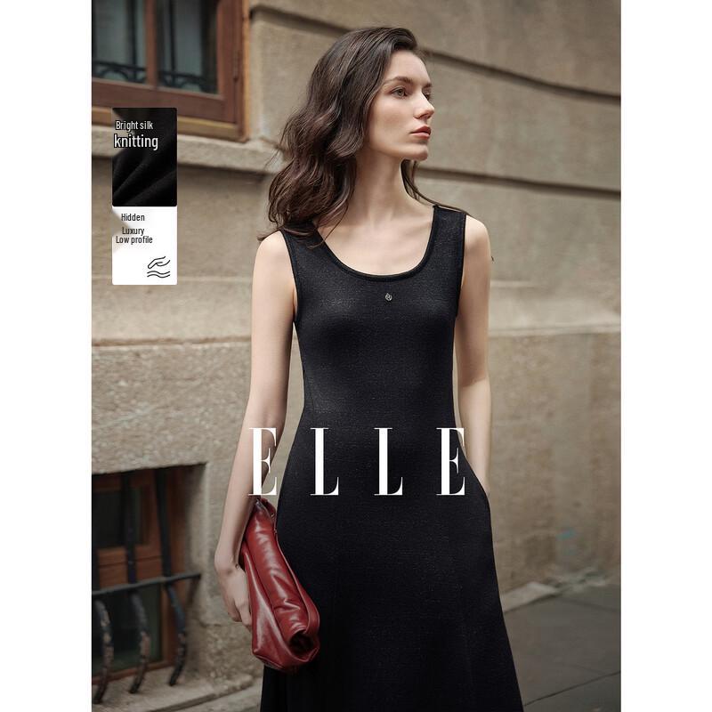 ELLE 2026 Spring Sleeveless A-Line Dress M