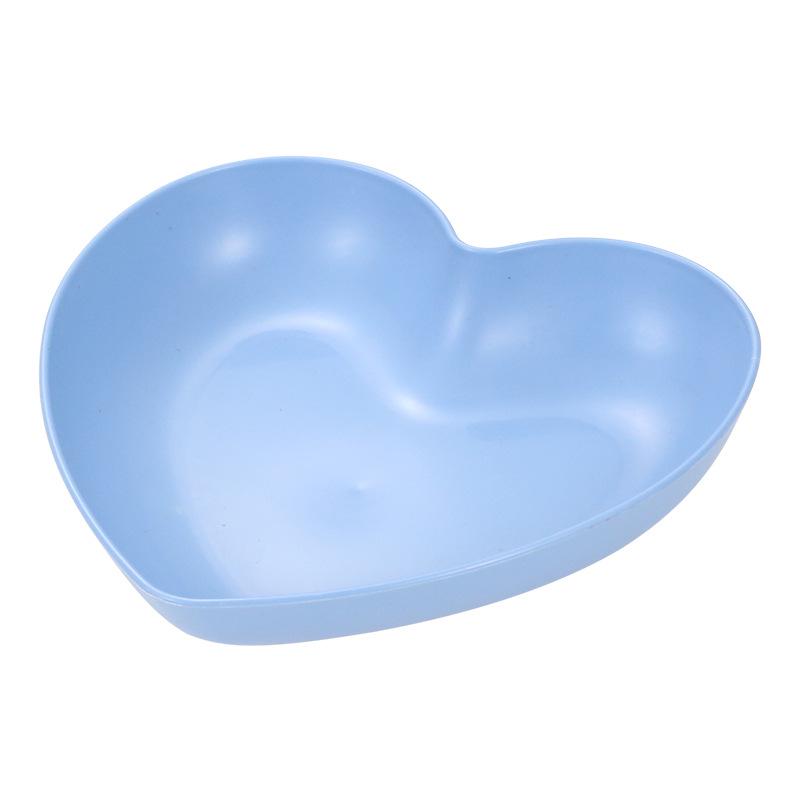 Heart-shaped Bone China Snack & Peel Plate