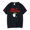 Vintage Melt Banana T Shirt Size S M L Xl 2xl Long Or Short Sleeves Vintage Washed Casual Designer Clothes Slightly Streetwear