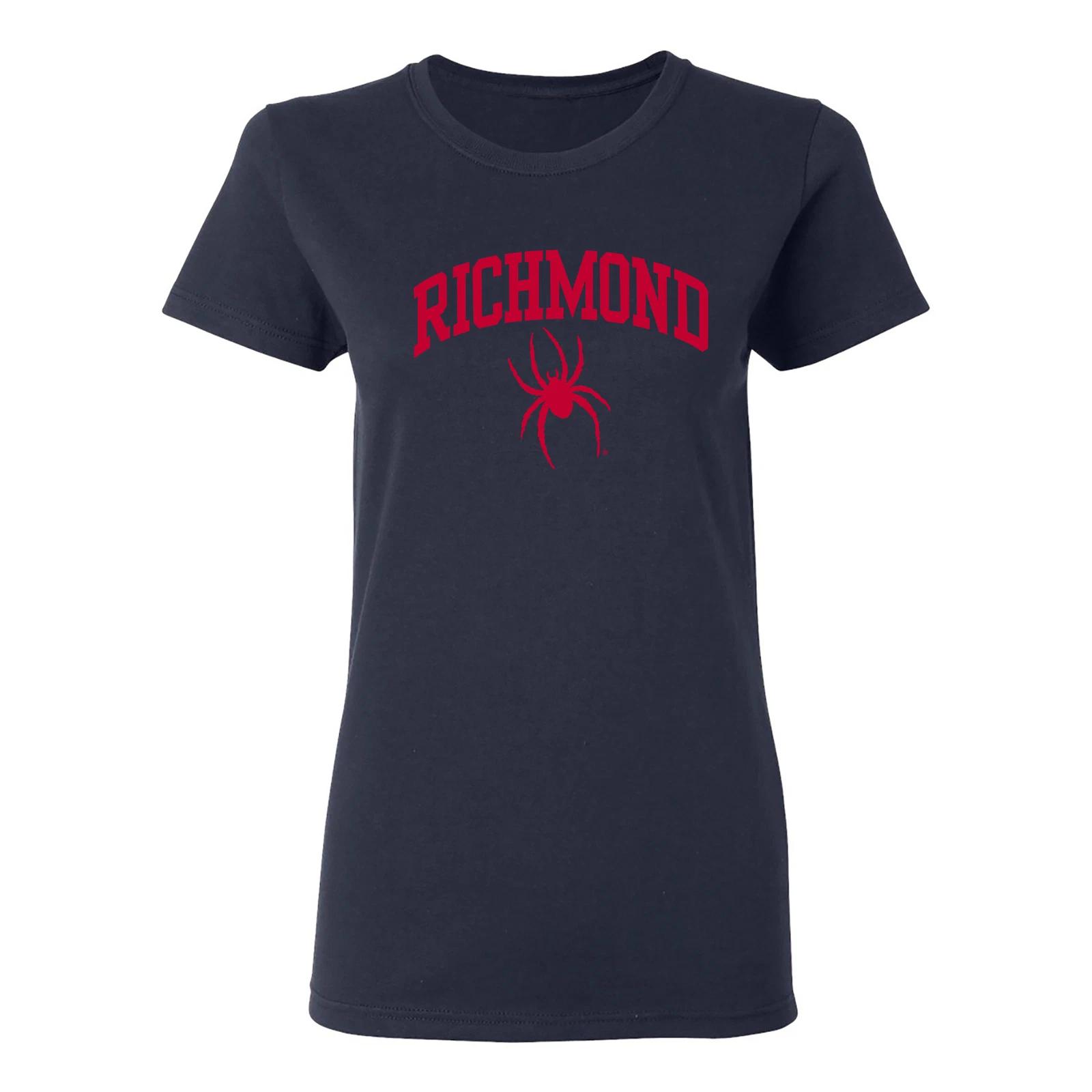 Richmond Spiders Arch Logo Womens T Shirt - Navy 3XL
