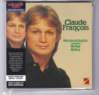 CD CLAUDE FRANOIS  His Hits In English 780053 Culture Factory 2010 UK ObiPop Used