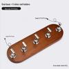 Solid Wood Magnetic Nail Art Holder for Beginners and Artists