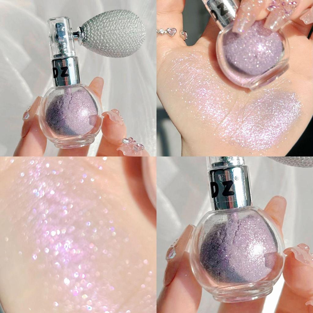 Cross-Border Shimmer Highlighter: Pearlescent Air Cushion Glitter & Spray Powder for Brightening