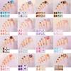 Toenail Polish Strips 3D Rhinestones Toenail Art Stickers Adhesive Toenail Wraps for Women and Girl