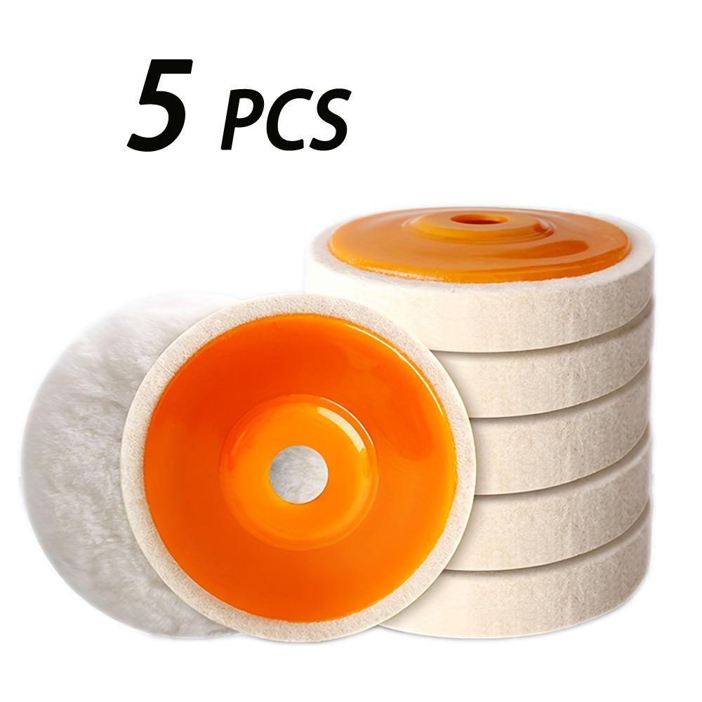 

3-дюймовый шерстяной полировальный круг для угловой шлифовальной машины, грубый/тонкий/очень тонкий для мрамора, камня, мебели, нержавеющей стали, металла