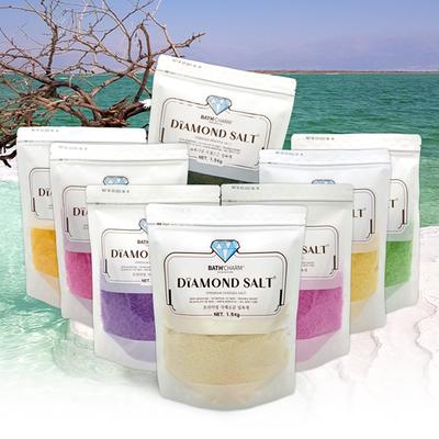 BATHCHARM Diamond Salt Dead Sea Salt Bath Salt 1.5kg 9 Types Half Bath Foot Bath Bath Salt