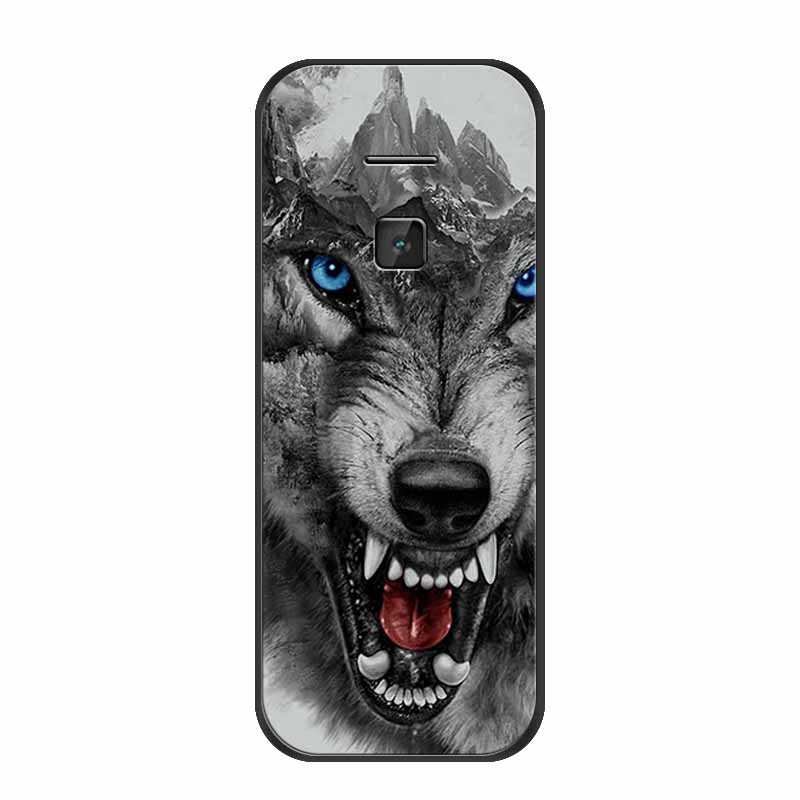 For Nokia 215 4G 2020 Case Animals Soft Silicone TPU Cover Phone Cases For Nokia215 TA-1278 Wolf Protector Cool Shockproof funda