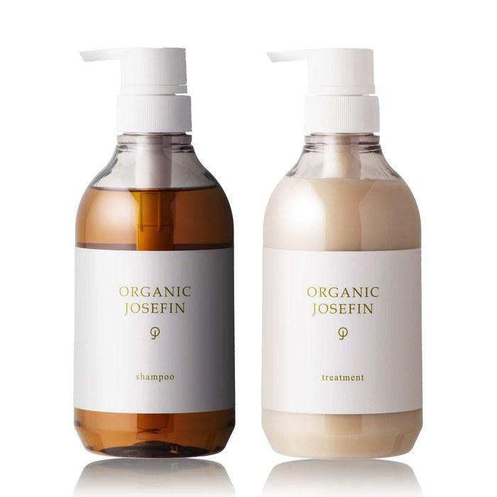 Organic Josephine Shampoo & Conditioner Set 500ml - Amino Acid, Silicone-Free, Damage Care, Botanical, Made In Japan (2-Pack Assortment)