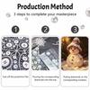 DIY Framed Pearl Bead Art Kit Snowman Christmas Pattern Sparkling Canvas Painting Creative Craft for Desk Wall Decor Holiday Home Art Gift