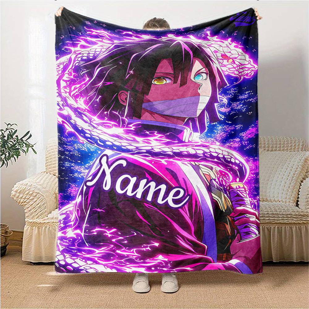Custom Name Flame Passion Name'S Journey Party Blanket For Couch Bed Plush Cozy Fuzzy Blanket Super Soft Warm Blankets For Fall And Winter 0916304