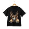German Shepherd T-Shirt - Unisex Cute Dog Face Cartoon Graphic Pet Tee