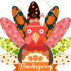 5x Thanksgiving Turkey Door Sign Fall Door Hanger Front Door Harvest Door Hanging Sign Plaque for Wall Tree Housewarming Home