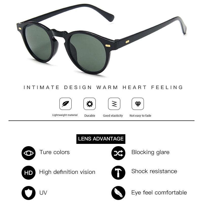 Transparent UV400 Fashion Shades for Women Classic Women Men Oval Sunglasses Unisex High Quality Sun Glasses Delicate Jewelry