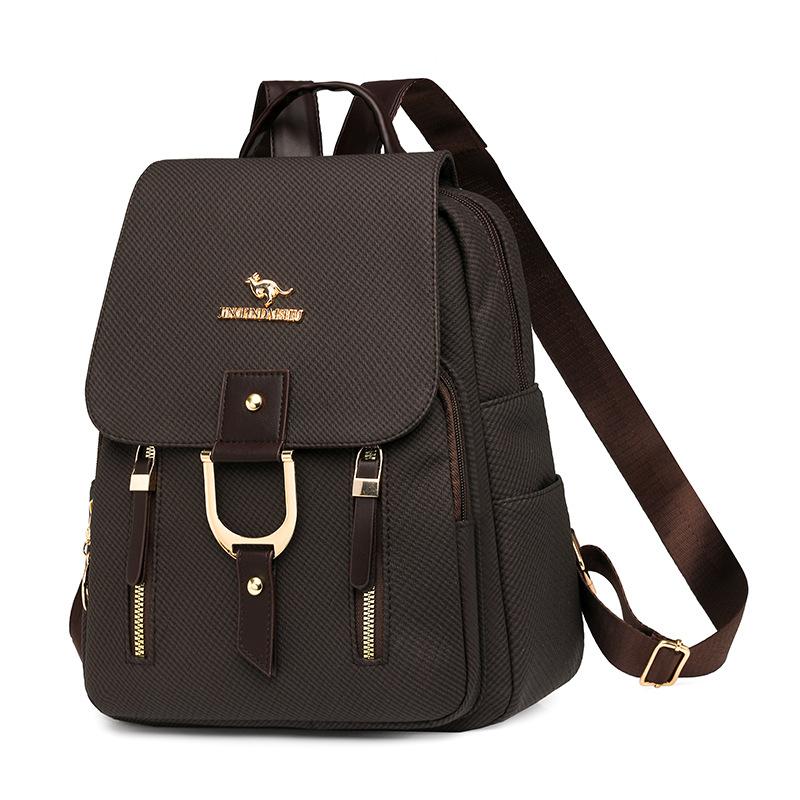 Ladies' Casual Backpack, Lightweight for Shopping Storage, Retro Crossbody Backpack and Travel Bag